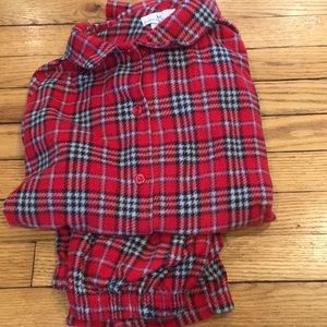 Plaid pajamas